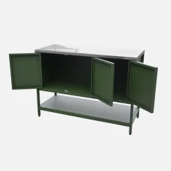 Outdoor steel kitchen 3 doors, 1 shelf L120cm