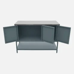 Outdoor steel kitchen 3 doors, 1 shelf L120cm