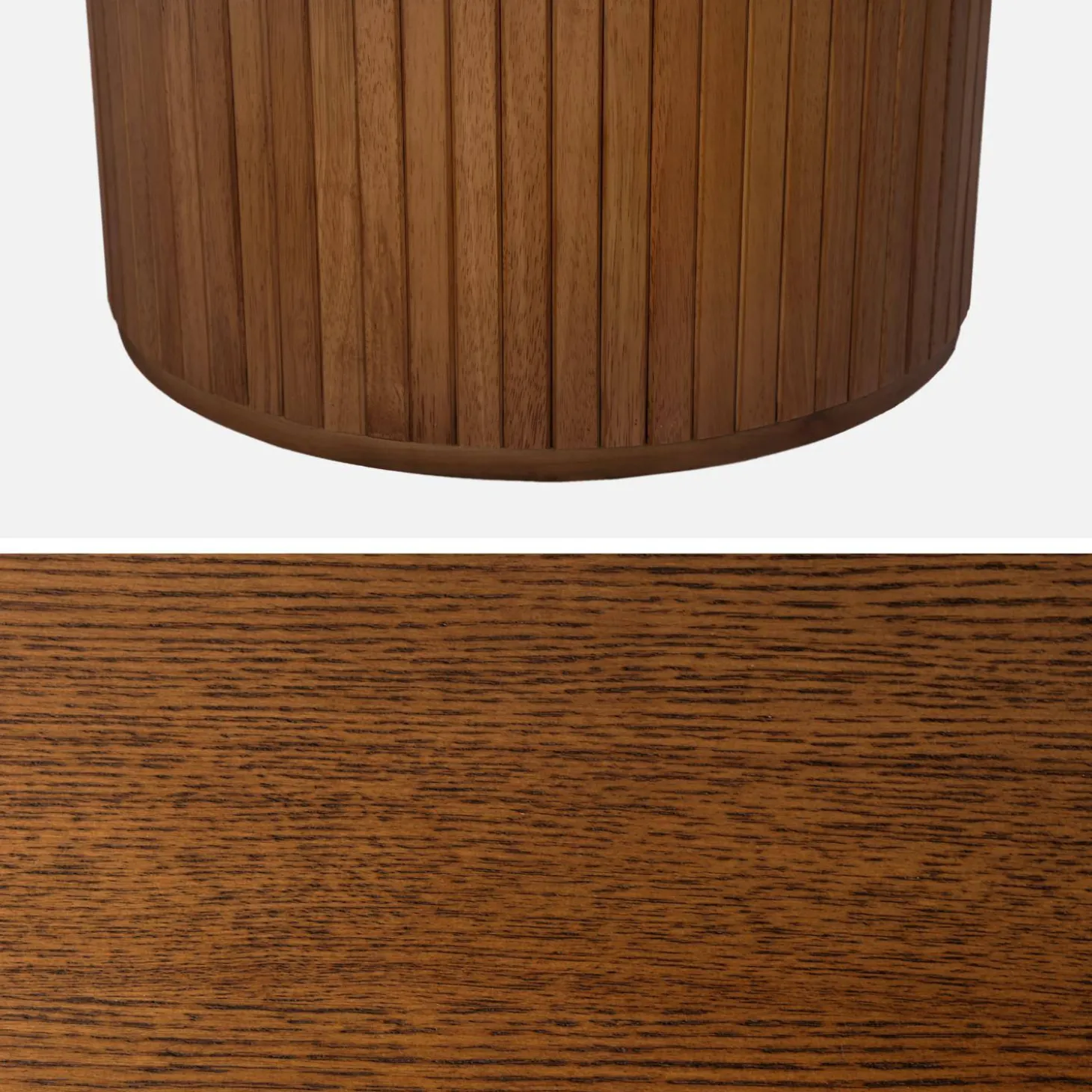Oval dining table 200cm in rubberwood and oak veneer, seats 6-8
