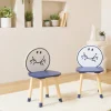 Pair of children's chairs, Mr Happy Louis