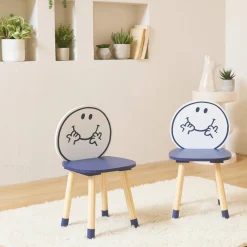 Pair of children's chairs, Mr Happy Louis