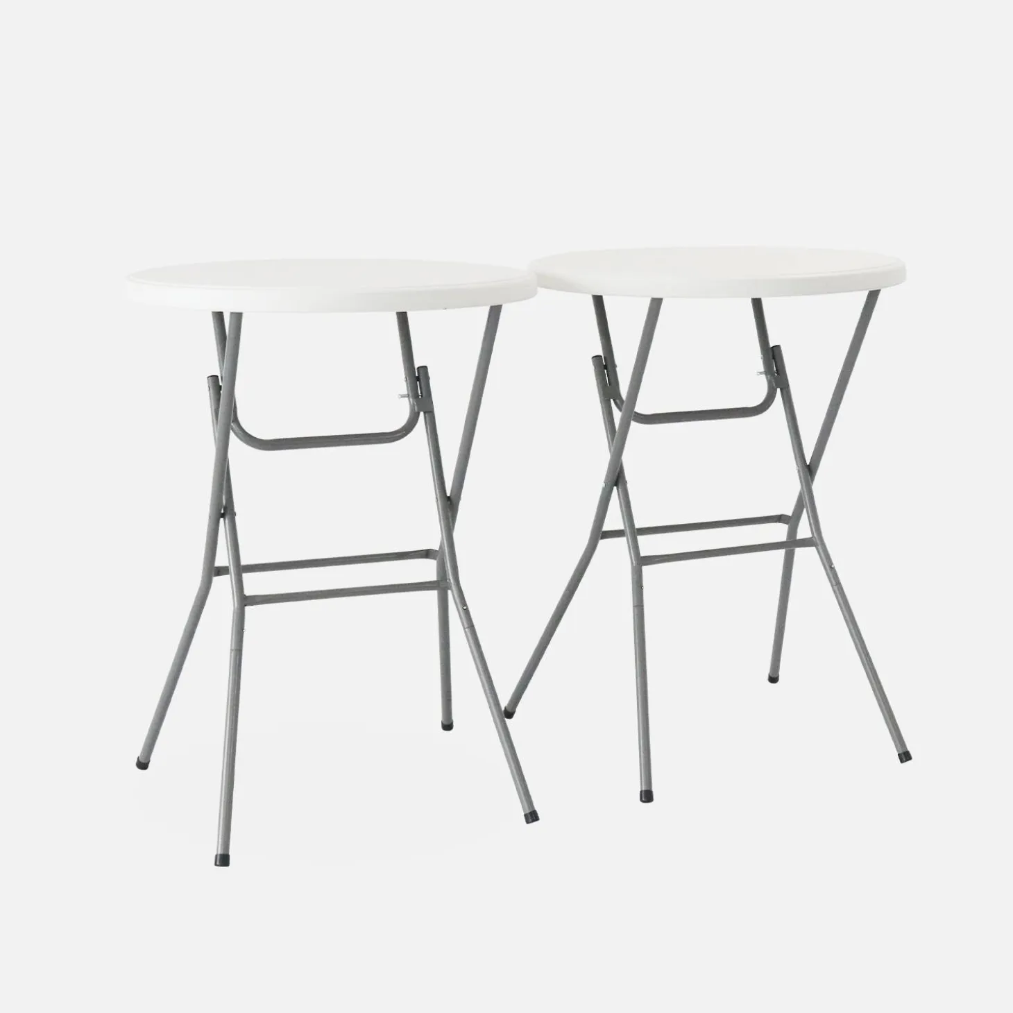 Pair of foldable high tables