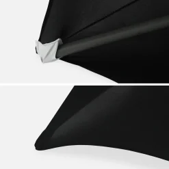 Pair of foldable high tables with protective covers