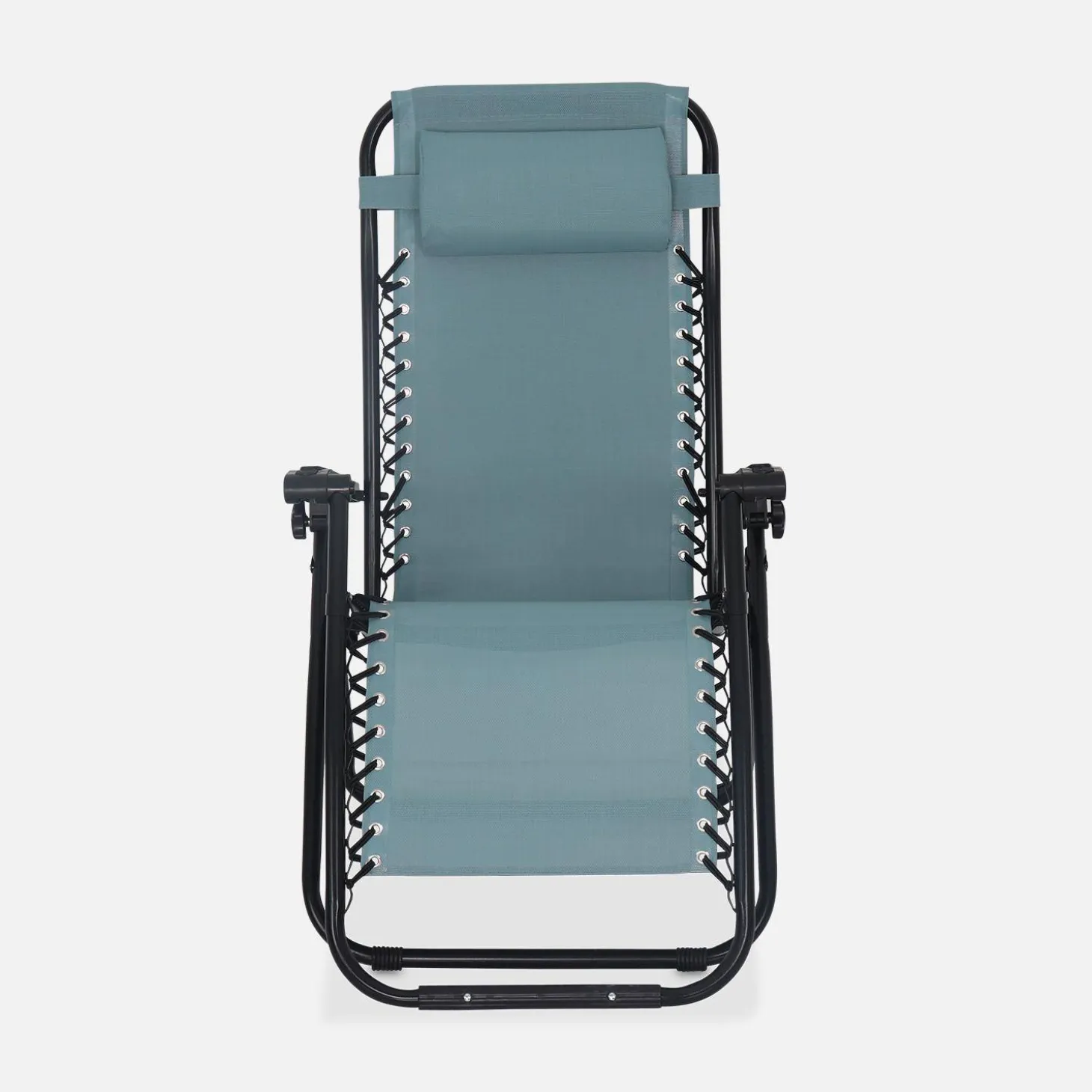 Pair of foldable zero gravity reclining chairs