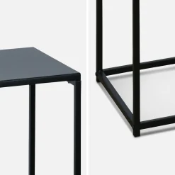 Pair of industrial side tables