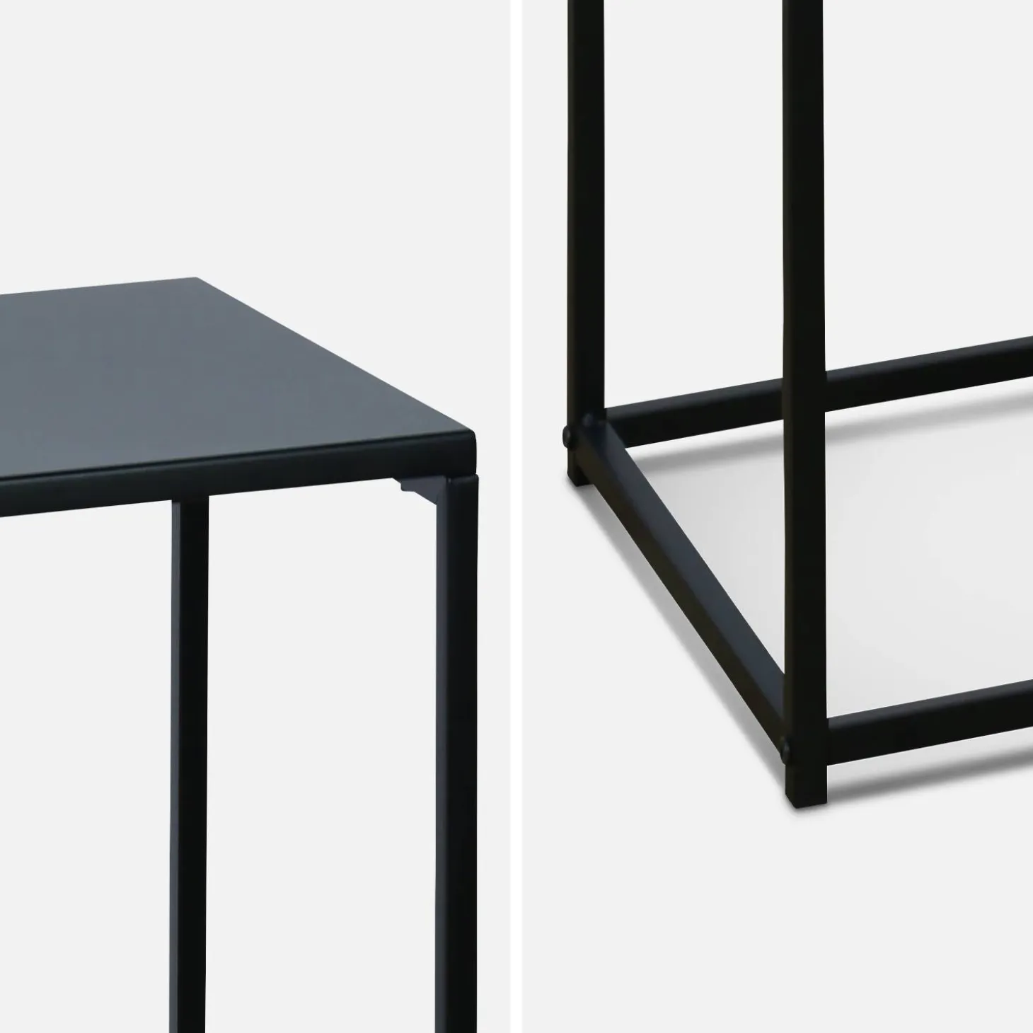 Pair of industrial side tables