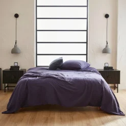 Pair of industrial style bedside tables with drawer