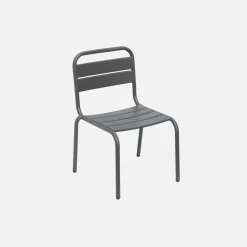 Pair of metal chairs for children