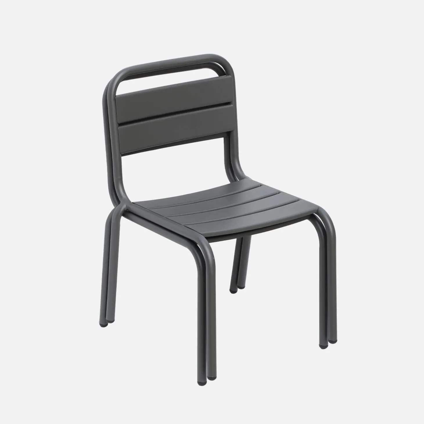 Pair of metal chairs for children