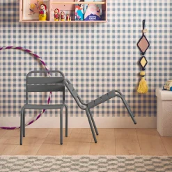 Pair of metal chairs for children