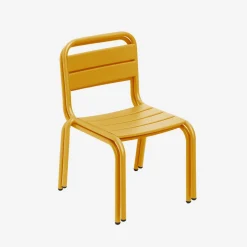 Pair of metal chairs for children
