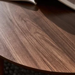 Pair of nesting coffee tables with wood effect