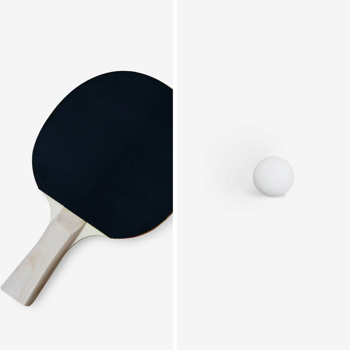 Pair of ping pong paddle + 3 balls