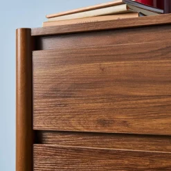 Pair of wood decor bedside table 2 drawers