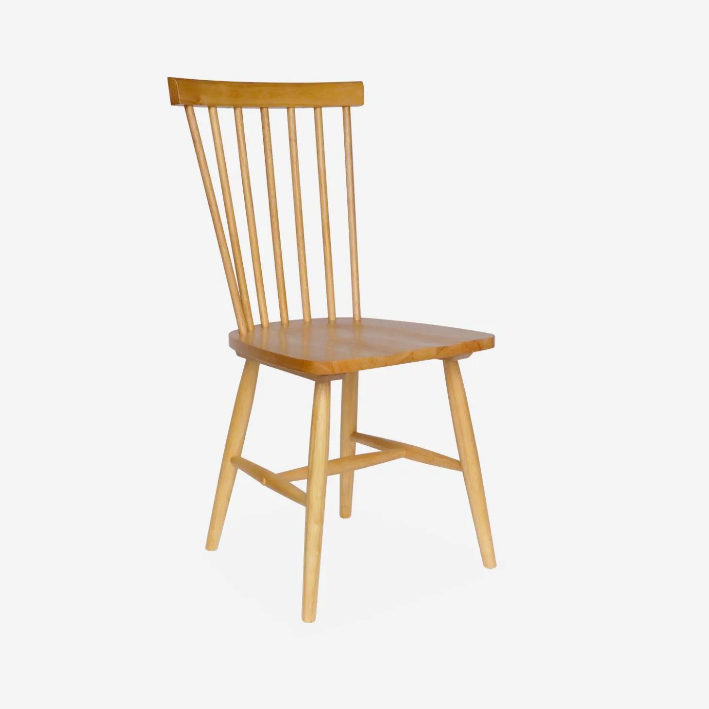 Pair of wooden dining chairs