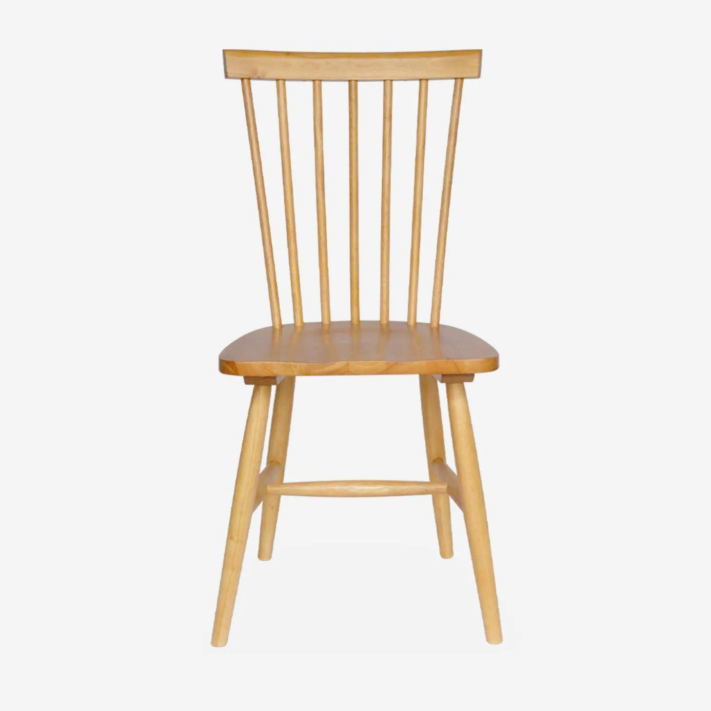 Pair of wooden dining chairs