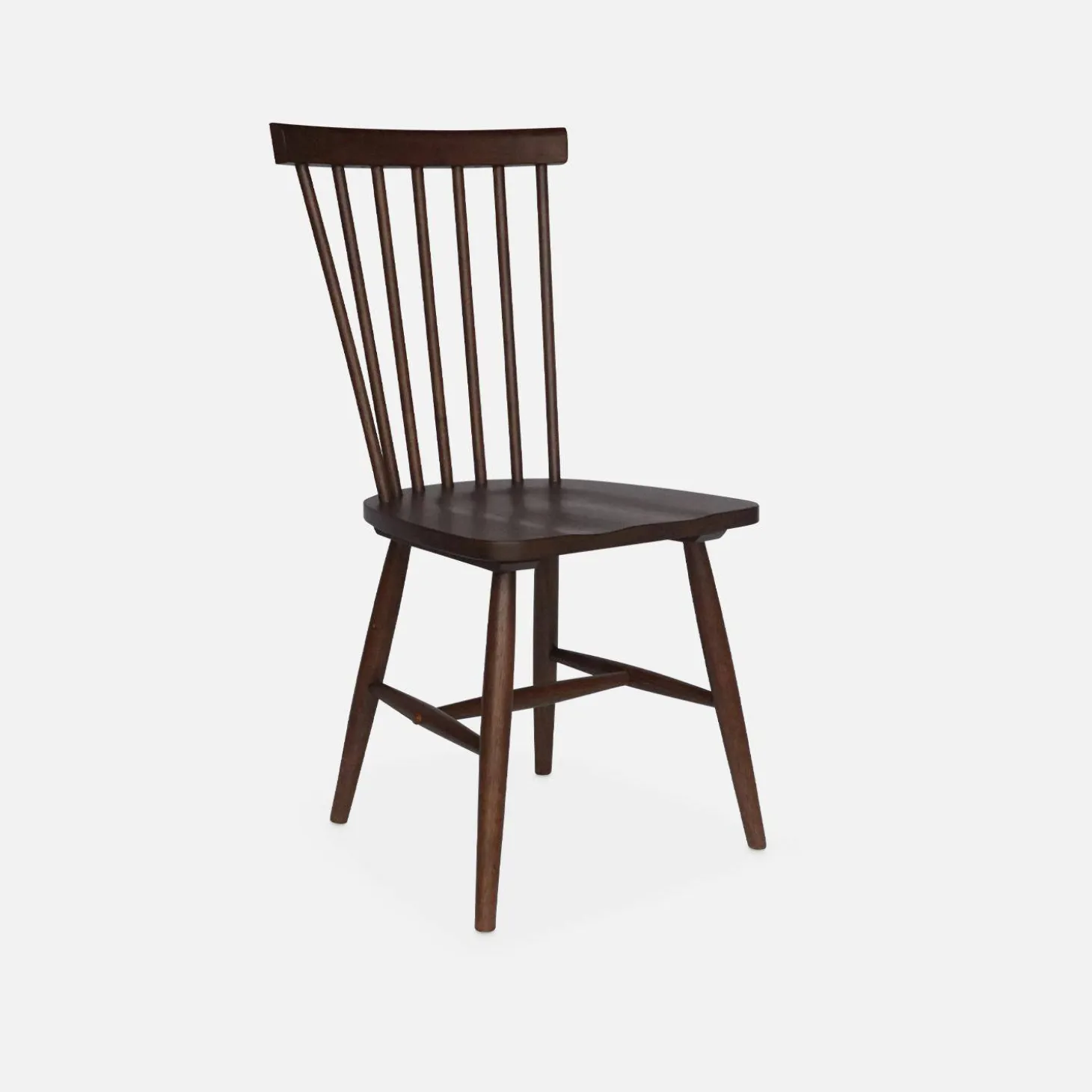 Pair of wooden dining chairs