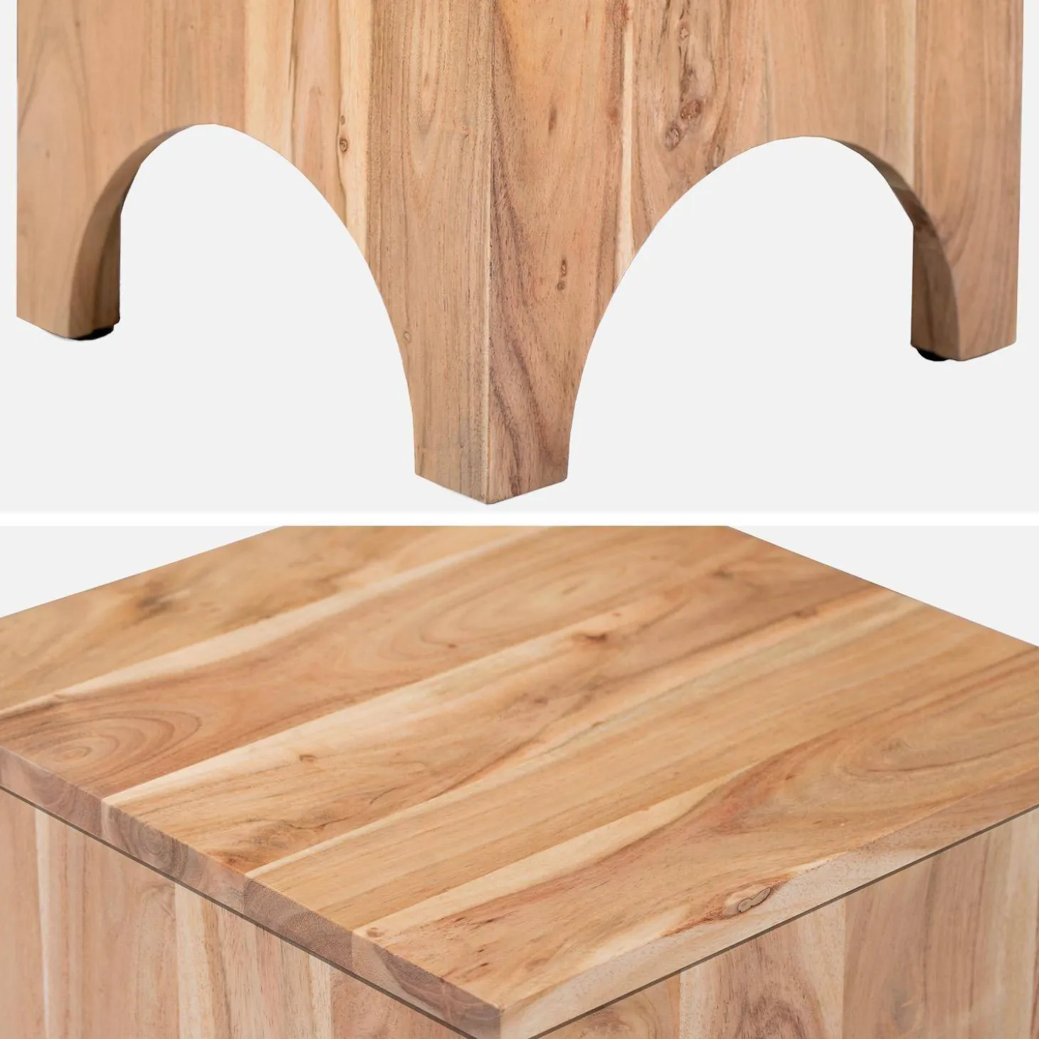 Pair of wooden side tables