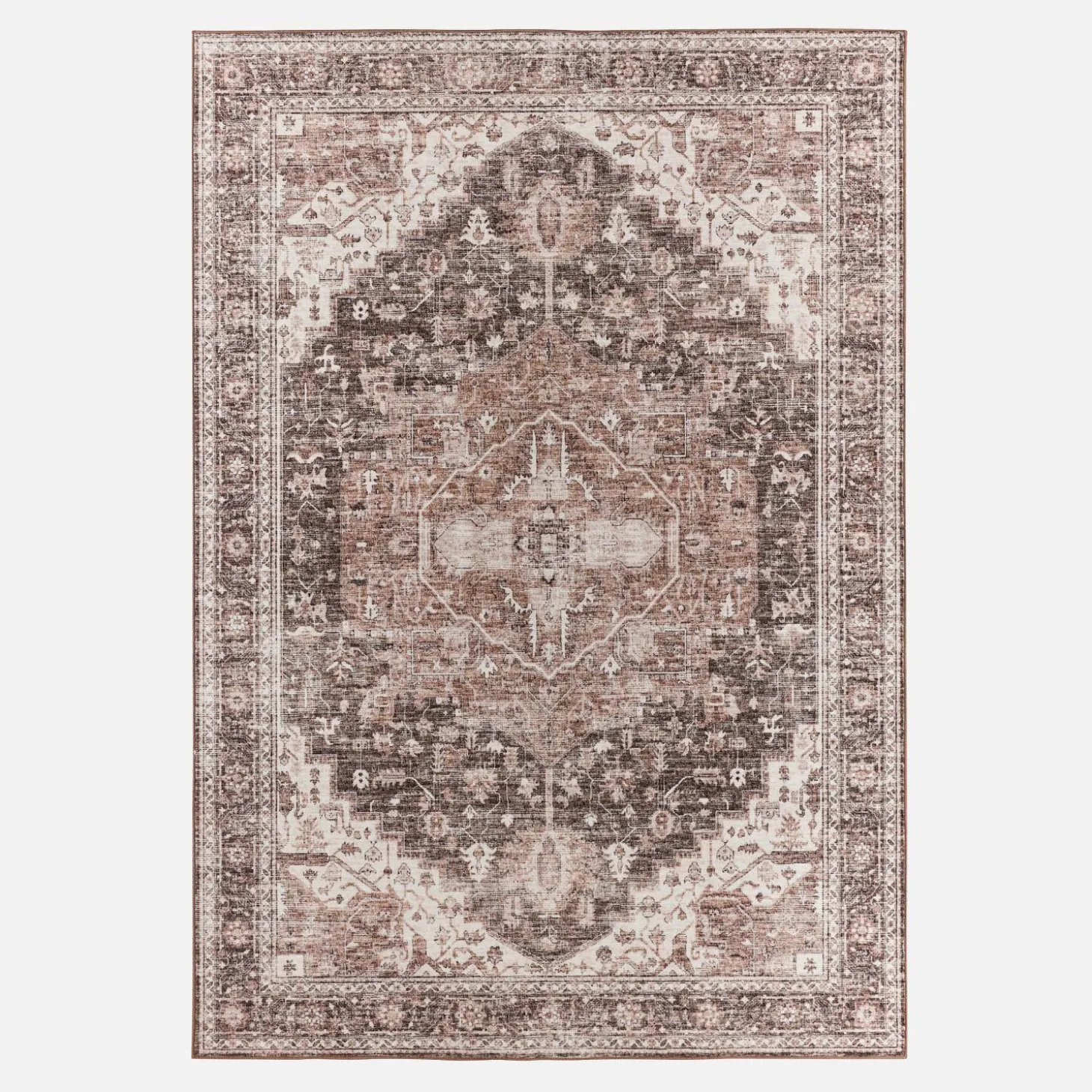 Persian pattern indoor rug multicolored