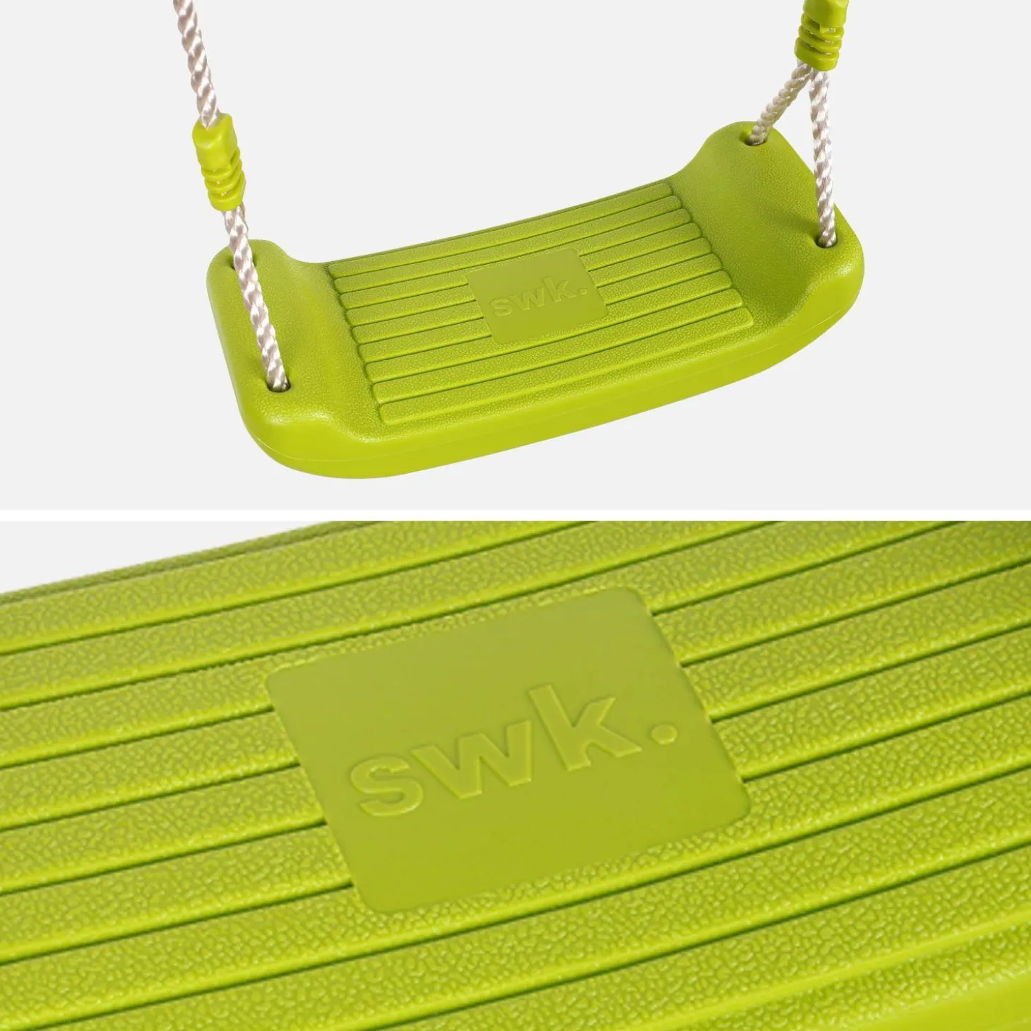 4-piece swing set with 2 swings, tandem swing and glider swing