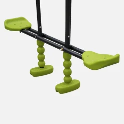 4-piece swing set with 2 swings, tandem swing and glider swing