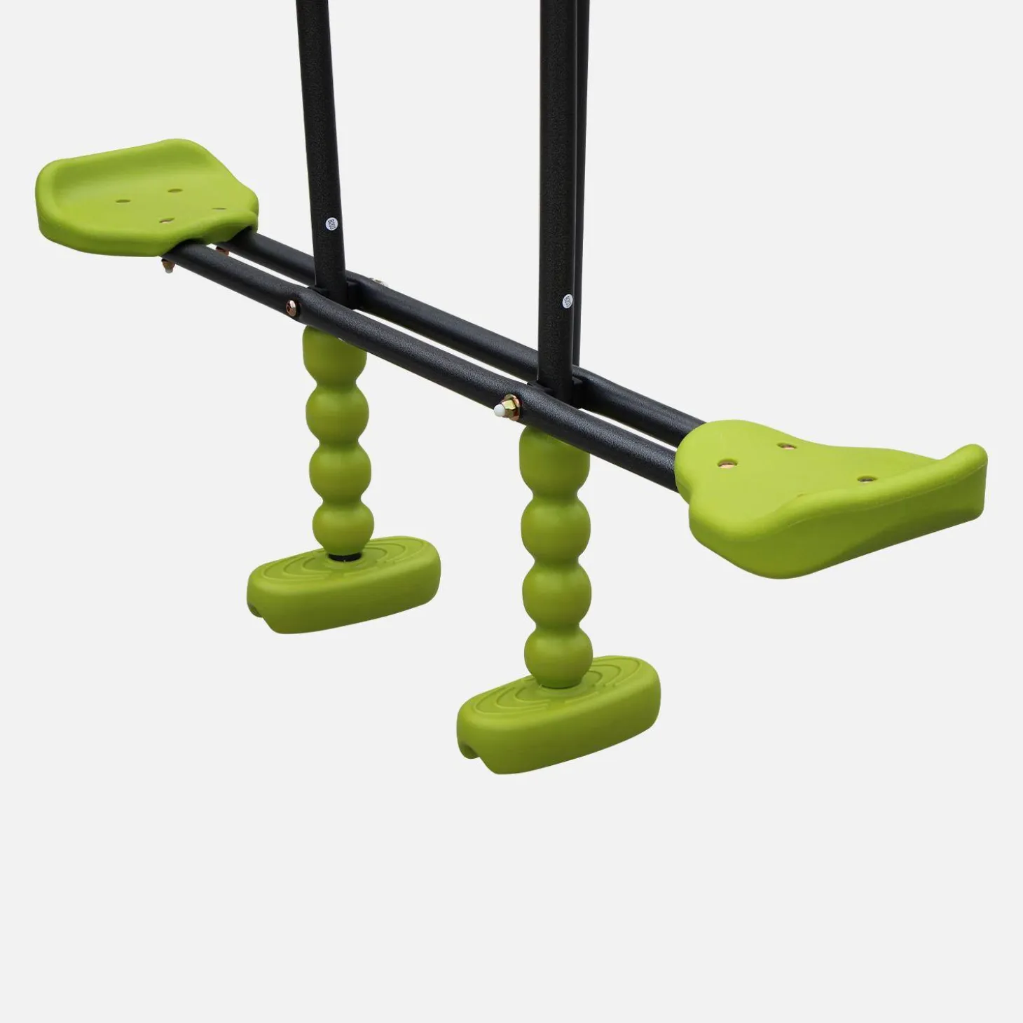 4-piece swing set with 2 swings, tandem swing and glider swing