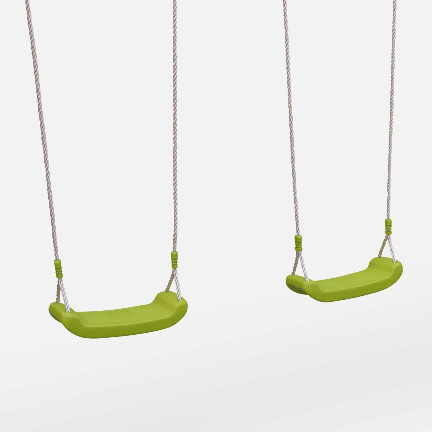 Playground swings, rope ladder