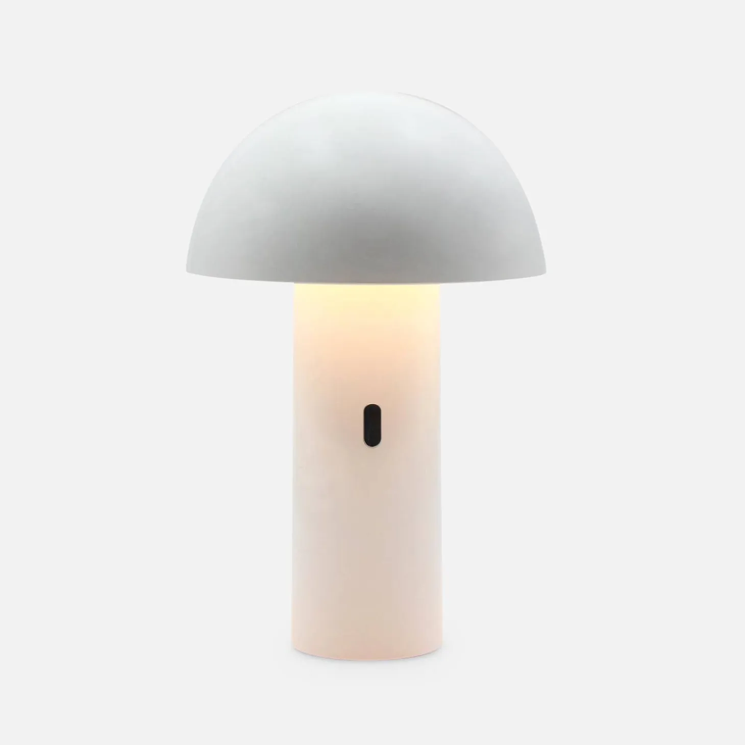 Portable indoor/outdoor cordless table lamp with adjustable head, 28 cm high