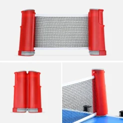 Premium outdoor table tennis table with 2 bats, 3 balls and protective cover