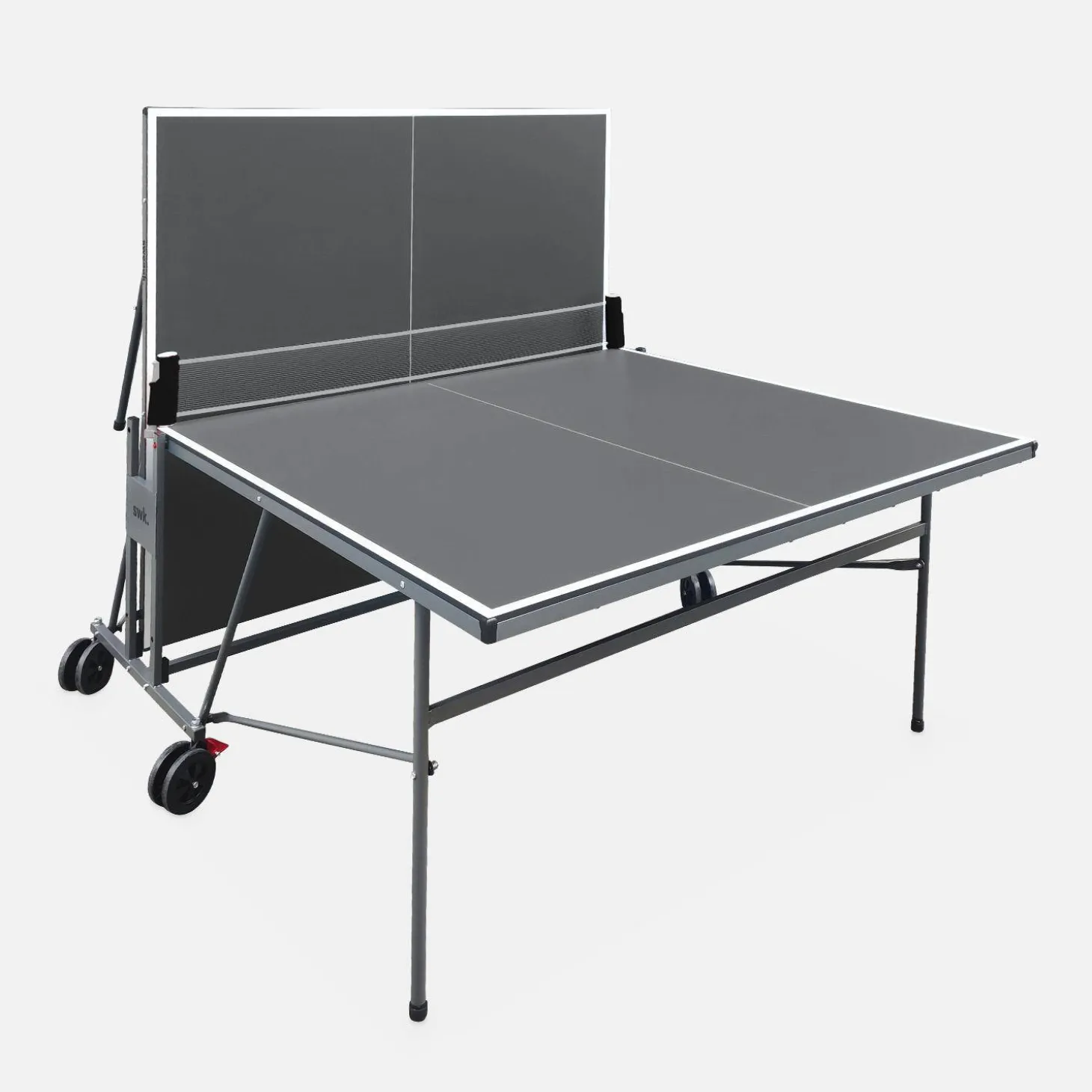 Premium outdoor table tennis table with 2 bats, 3 balls and protective cover