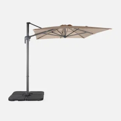 Rectangular cantilever parasol 2x3m