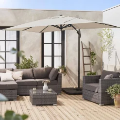 Rectangular cantilever parasol 2x3m