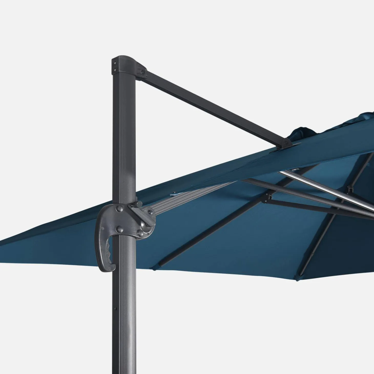 Rectangular cantilever parasol 3x4m + 50x50cm ballast slabs
