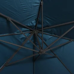 Rectangular cantilever parasol 3x4m + 50x50cm ballast slabs