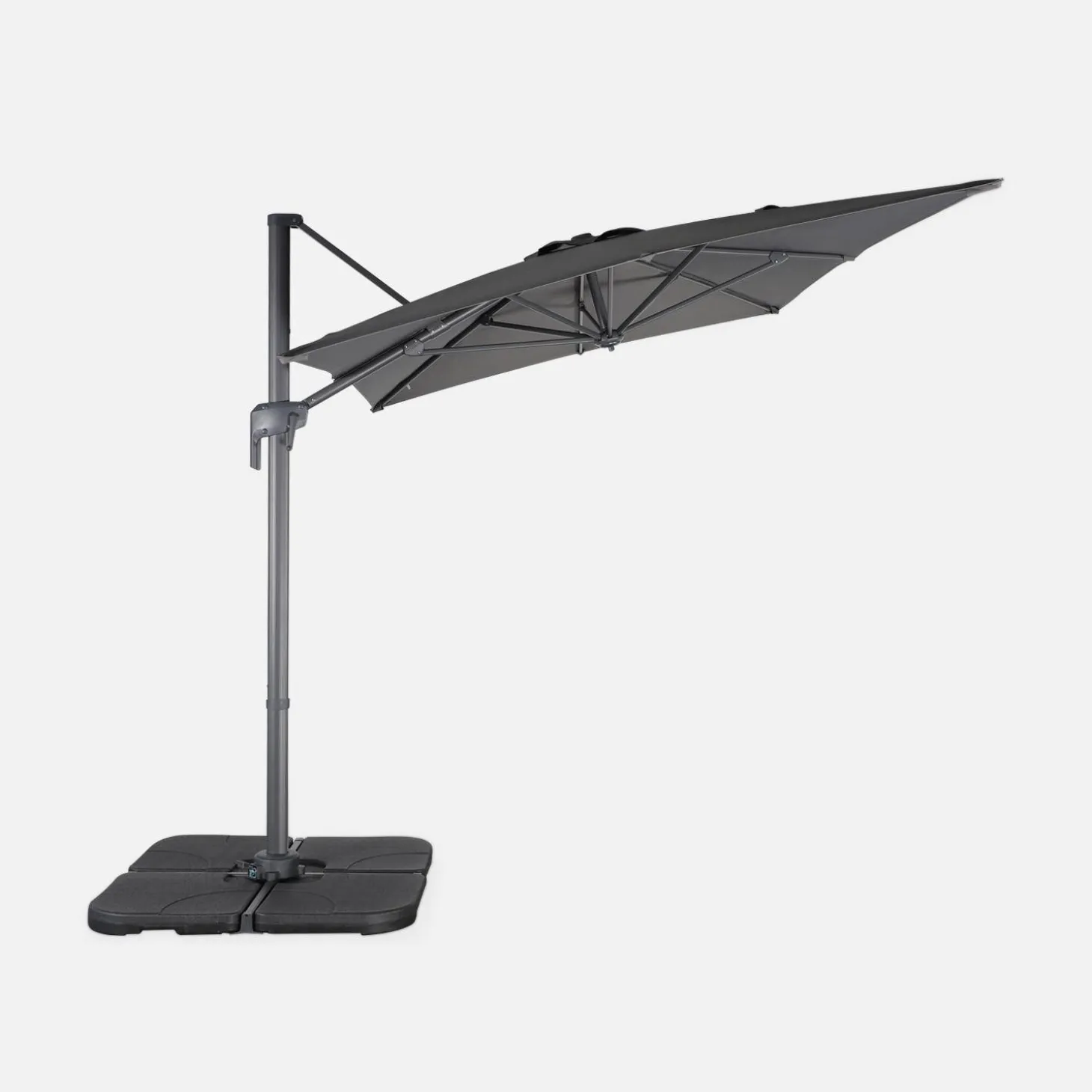 Rectangular cantilever parasol 2x3m