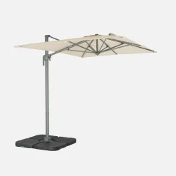 Rectangular cantilever parasol 2x3m