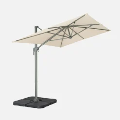 Rectangular cantilever parasol 2x3m