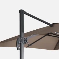 Rectangular cantilever parasol 3x4m + 50x50cm ballast slabs