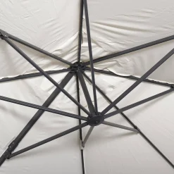 Rectangular cantilever parasol 3x4m + 50x50cm ballast slabs
