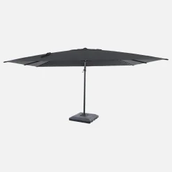 Rectangular cantilever parasol 3x4m + cover and ballast slabs 98x98cm