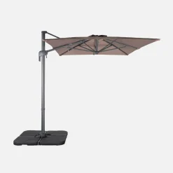 Rectangular cantilever parasol 2x3m