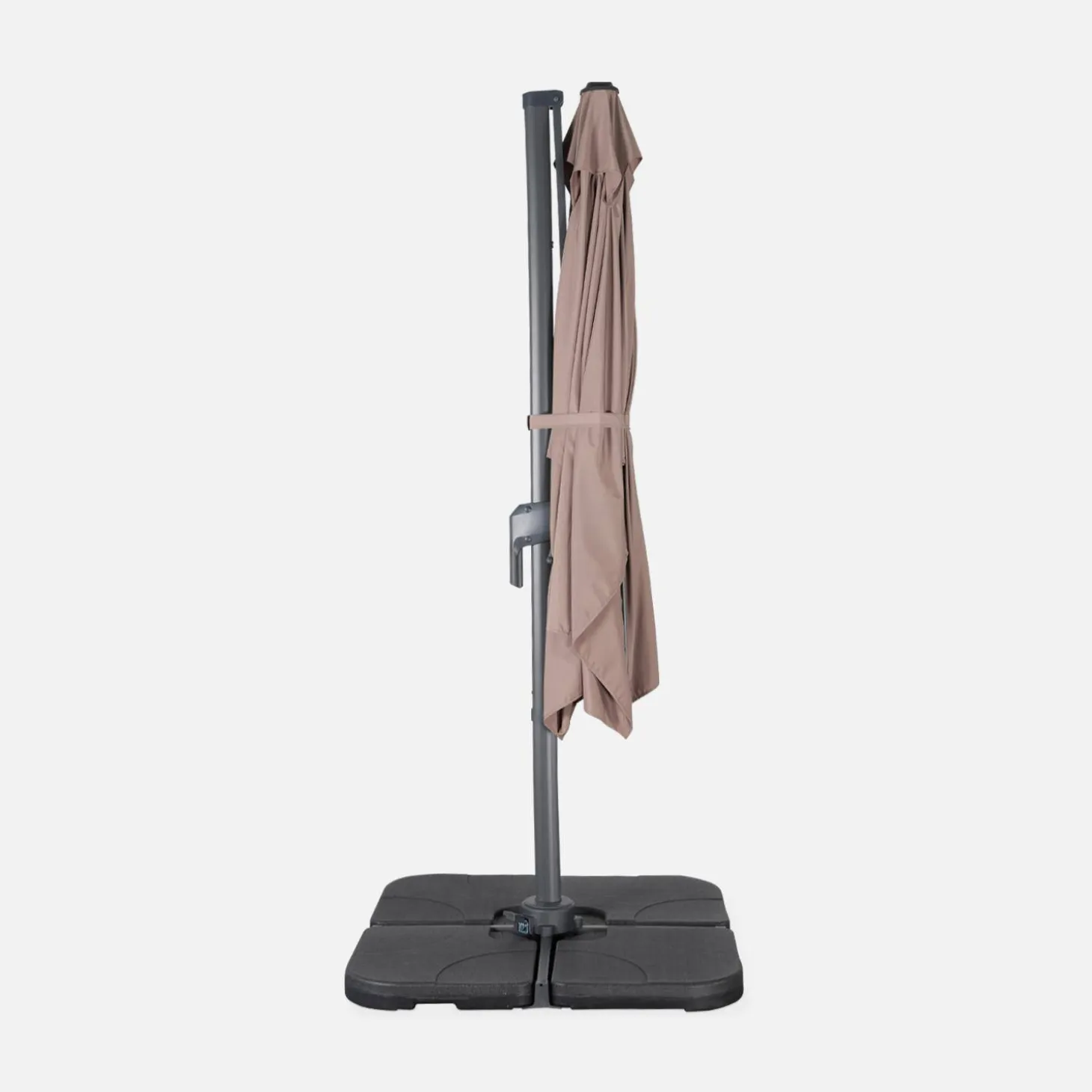 Rectangular cantilever parasol 2x3m