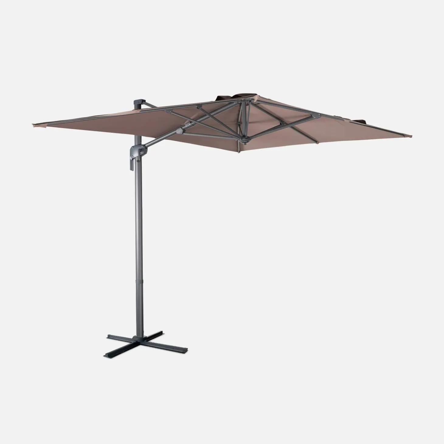 Rectangular cantilever parasol 2x3m