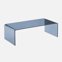 Rectangular coffee table tempered glass
