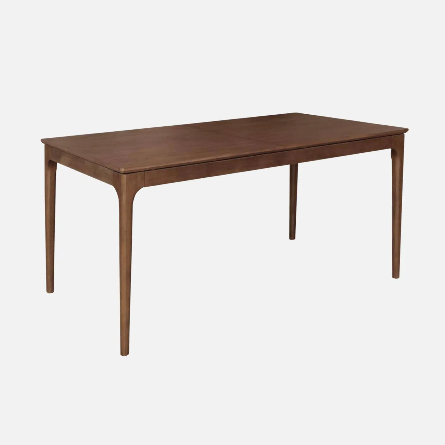 Rectangular dining table extendable rubberwood and ash veneer 6-8 seats