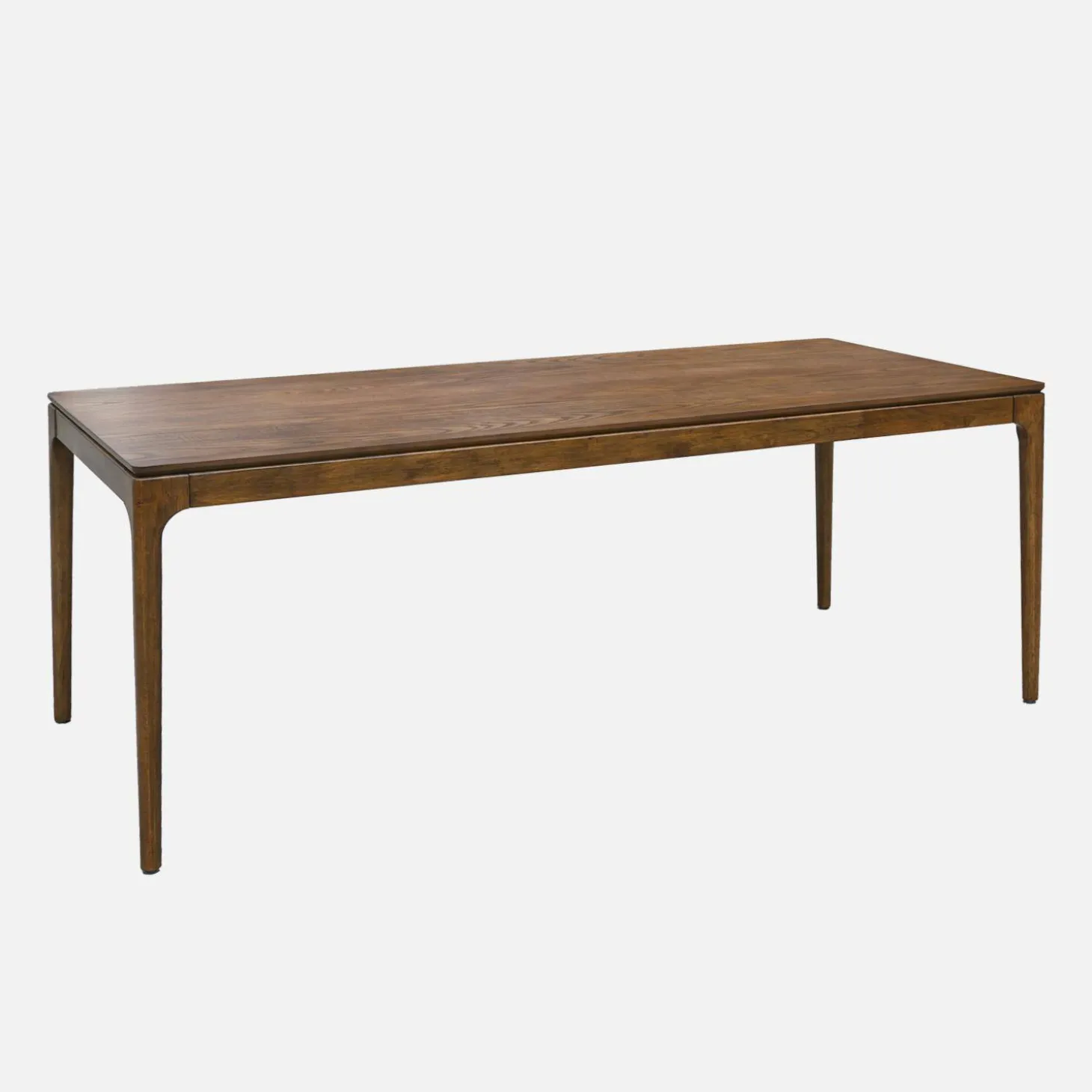 Rectangular dining table rubberwood and ash veneer 8 seats