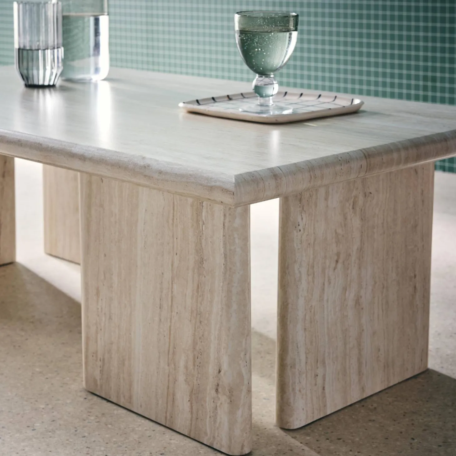 Rectangular MDF coffee table