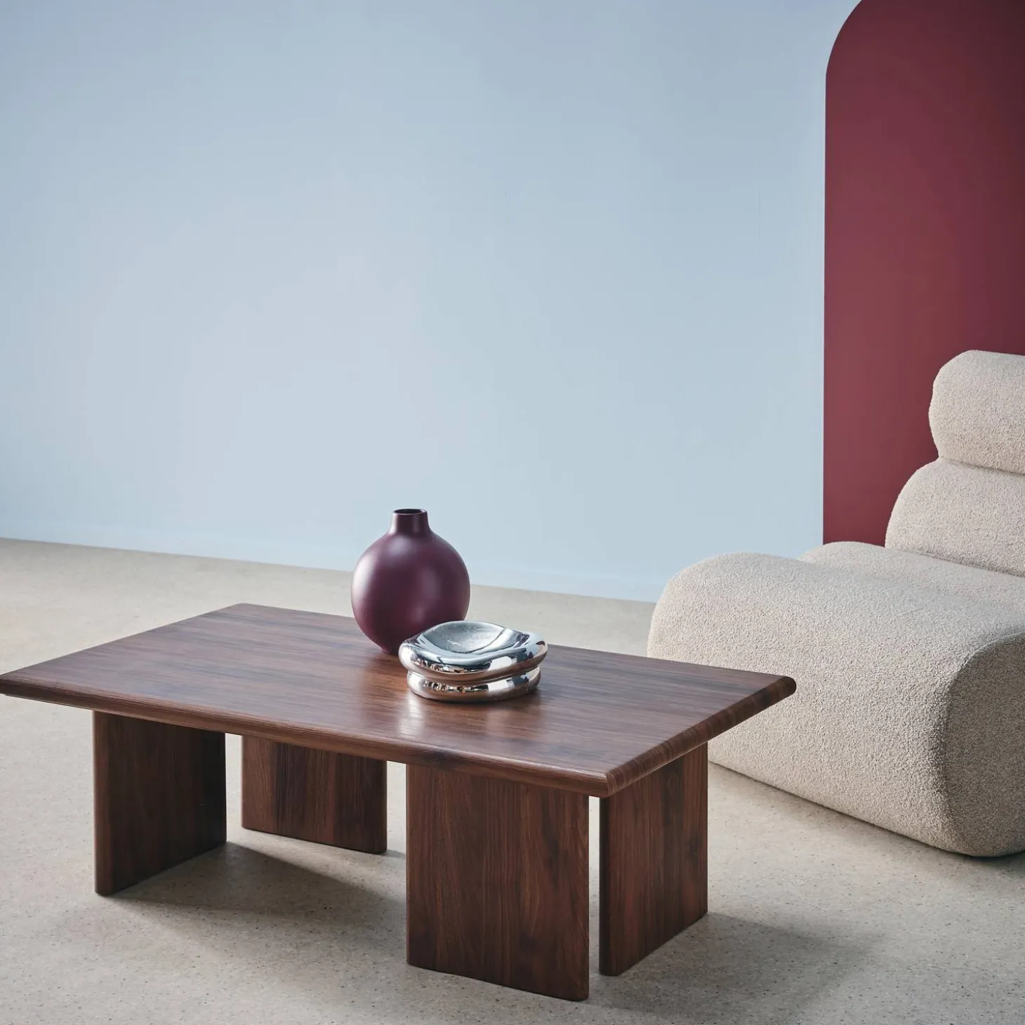 Rectangular MDF coffee table