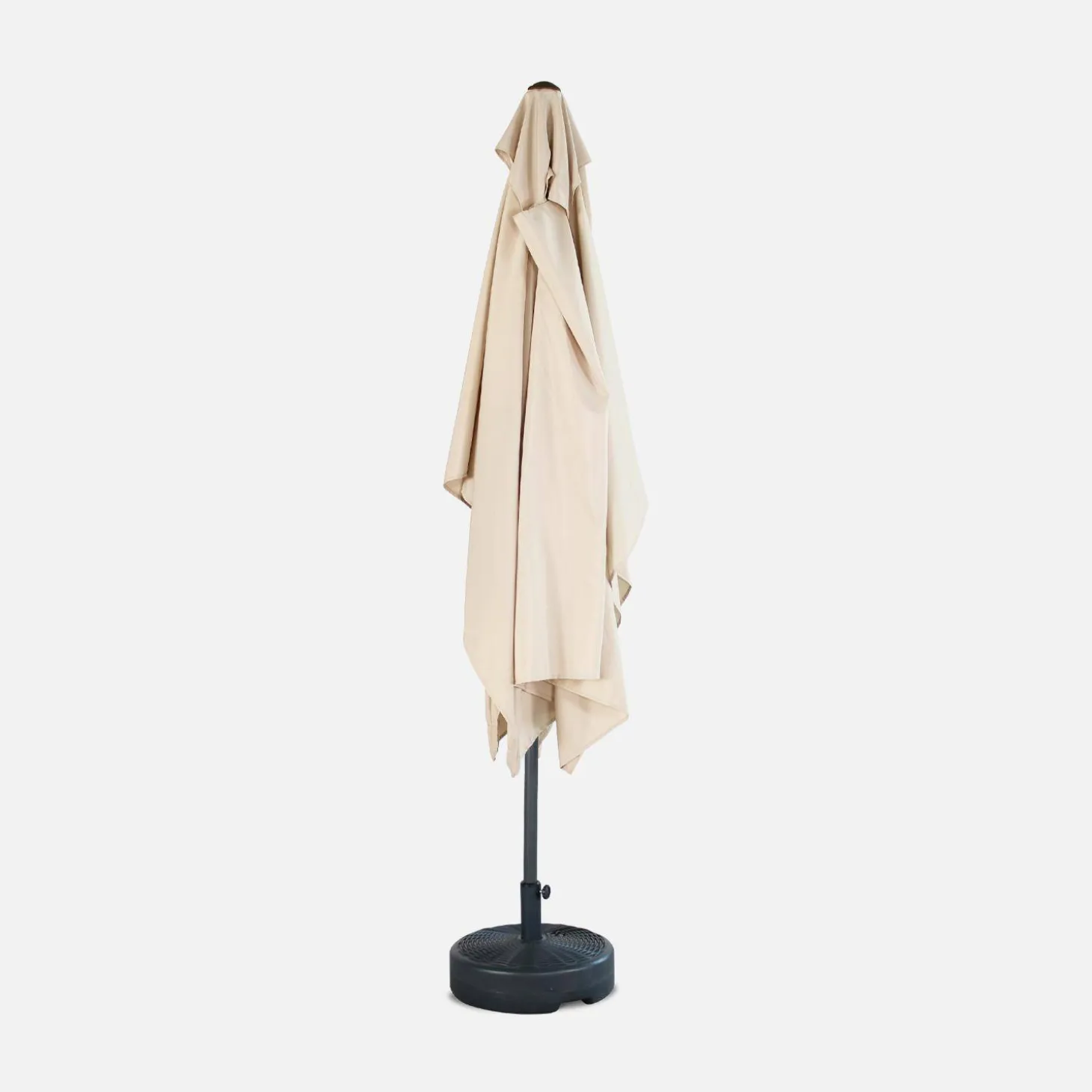 Rectangular parasol 2x3m with central pole