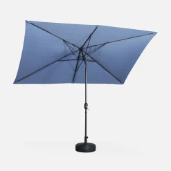 Rectangular parasol 2x3m with central pole
